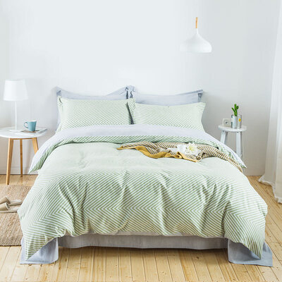 

Jia Bai four sets of bedding quilt cover sheets pillowcase cotton ecological suede fabric Su Xi indigo color Flower exclusive 220 240 for 18 m bed Jingdong own brand