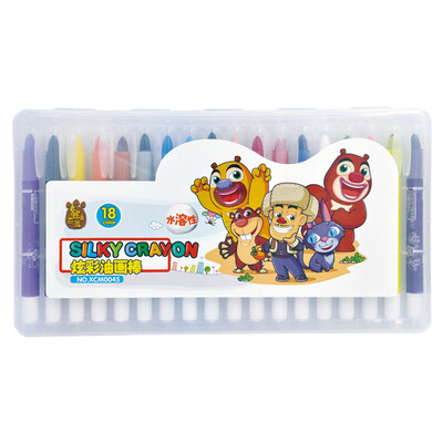 

Sanmu SUNWOOD bear infested cartoon 18 color colorful oil painting stick XCM0045 student stationery