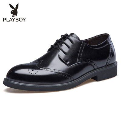 

Playboy Men's Classic Lace-up Round Toe Business Casual Shoes