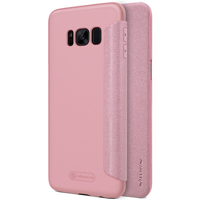 

Original Samsung Galaxy S8 Nillkin NEW LEATHER CASE- Sparkle Leather CASE-Sparkle Flip Cover