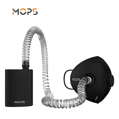 

MOPS Xin wind portable air purifier intelligent anti-fog haze mask PM25 sports masks male obsidian black
