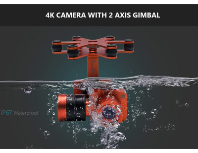 

New Elegance waterproof 4K camera gimbal for Waterproof UVA Splash Drone 3 quadcopter for photographer