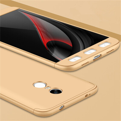 

GANGXUN Xiaomi Redmi Note 4X Case 360 Degree Protection Slim Hard PC Luxury Cover for Global Version Redmi Note 4 Free Glass Film