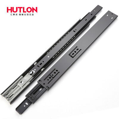 

Hutlon Drawer track damping slide rails dressing cabinet three-section rail guide chute mute thickening DS-380-20