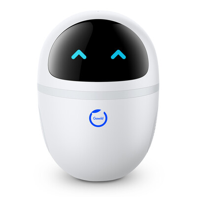 

White Goose Gowildcn son white Grow version of intelligent robot children&39s education to accompany robot early childhood educational toys pink
