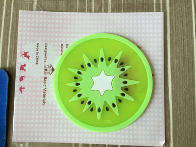 

Kitchen Home Living Jelly Color Fruit Shape Coasters Silicone Cup Mats Creative Anti - skid Insulation Mat Coasters