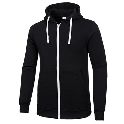 

Hoodie сплошной цвет молнии кардиган Hoodies Мужчины моды спортивный костюм мужская толстовка вне белый Hoody Mens Цель тура GH
