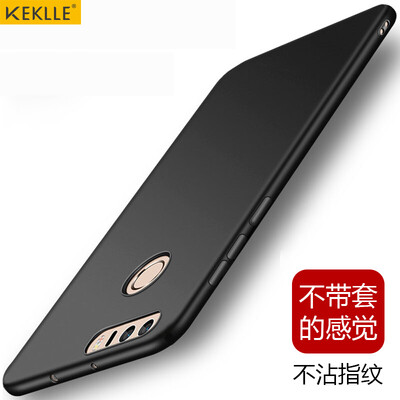 

KEKLLE HUAWEI glory 8 mobile phone shell all-inclusive matte shatter-resistant silicone soft shell men&women protective cover gentleman black 52 inches