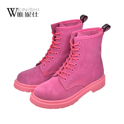 

Persun good quality boot winter balck pebbling patent leather short boots causl style women boots