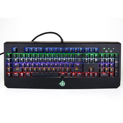 

По рафинированию диавола (MAGIC-REFINER) 1501 смешанного свет KEYCAP 104 бортовых ключа профессионального цыпленка зеленой оси механических клавиатур проводной USB клавиатура обратно фотоэлектрического конкурируя игровой автомат