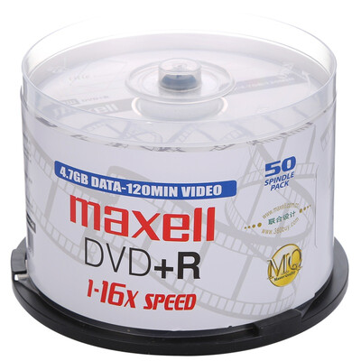 

Maxell DVD + R 16 скорость 4.7G аудио и видео серии Jingdong специально для записывающего диска ствола 50