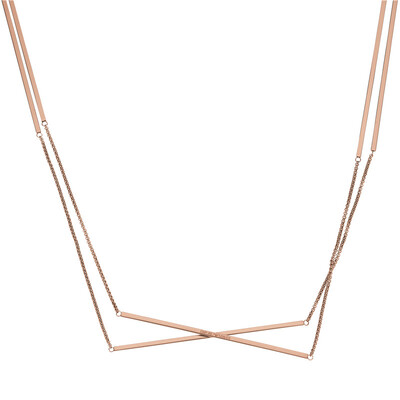 

Ms. Emporio Armani Simple Multilayer Rose Gold Necklace EGS2346221