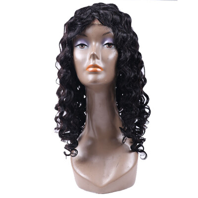 

7a Grade Brazilian Loose Wave Half Lace Wigs 100 Unprocessed Virgin Brazilian Hair Half Lace Wigs