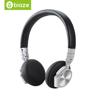 

BIAZE headphones headset with a microphone microphone stereo HIFI stereo headset phone universal D09 gold