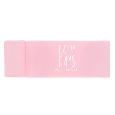 

kinbor double open pencil box / transparent matte box / student supplies black KZB23822