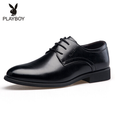 

Playboy (PLAYBOY ESTABLISHED 1953) Классические мужские кружевные деловые свадебные туфли Британские кружевные туфли мужская обувь 5DW009049D01 черный 44