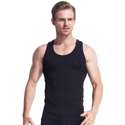 

Seven wolves mens cotton vest Slim bottoming stretch vest gray M code 98702