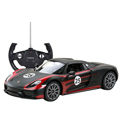 

Starlight (Rastar) пульт дистанционного управления автомобиль 1:14 Porsche 918 гоночная версия внешнего USB зарядка может дрейф спортивный автомобиль мальчик дети игрушка модель автомобиля 70770-1 черный