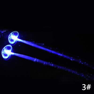

Fashion Colorful Led Wigs Creative Glowing Flash Led Hair Charm Women Girl Hair Clip Hairpin Halloween Party Decoration Bar Wigs