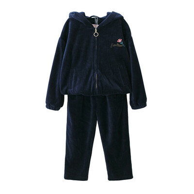 

Fromo Flordeer French children&39s clothing girls leisure suits children&39s sportswear large virgin two suit F73041 pink 130