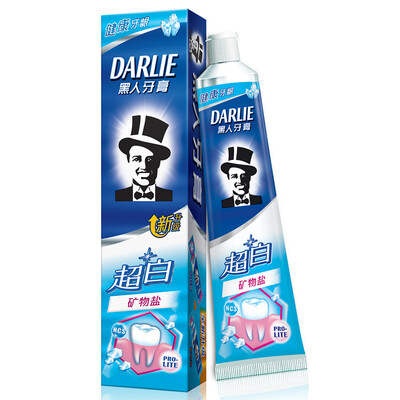 

Black DARLIE ultra-white toothpaste 190g mineral salt new&old packaging random release