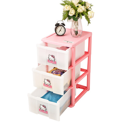 

Alice IRIS environmental protection material HELLO KITTY storage cabinet finishing cabinet locker wardrobe 3D powder