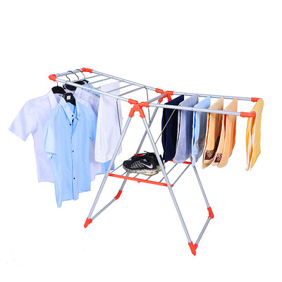 

Revitalizing wing type floor foldable multi-purpose drying rack SJ1283