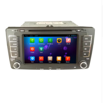 

henhaoro for Skoda Octavia Capacitive touch screen car dvd player gps navigation Bluetooth AM 7" 2din in dash TFT with canbus