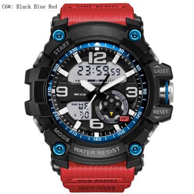 

Fashion Brand Sports Watches Men LED Digital Quartz Wristwatch Water Resistance 30M