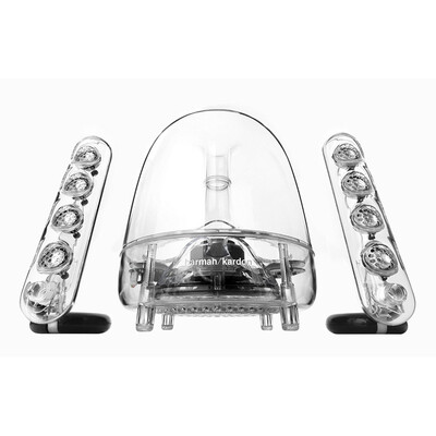 

Harman Kardon SoundSticks BT Wireless Crystal Bluetooth Speaker Audio Computer Small Speaker Subwoofer Mini Speaker
