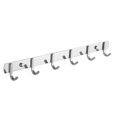 

Wall Coat Rack Volla Wall Mounted Coat Rack, Stainless Steel Hook Rack 6 Hooks for Clothes - 17inches
