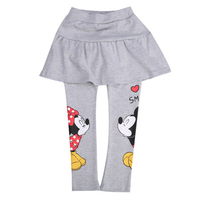 

Autumn Winter Toddler Baby Kids Girls Mickey Minnie Mouse Skirt Pants Leggings
