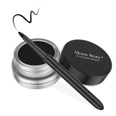 

Moe Dai children Moon Story Moisturizing lasting waterproof eyeliner 4g black smooth thick black waterproof not blooming