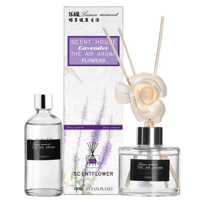 

Le lemon Leisure moment home fragrance liquid no fire aromatherapy essential oil lavender fragrance deodorant deodorant 100ml plus refill 100ml