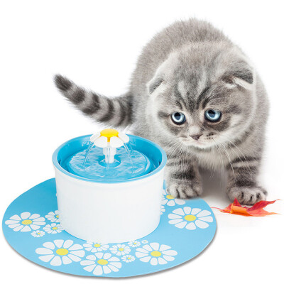 

1.5L 3 Style Flower Fountain New Automatic Cat Dog Kitten Water Drinking Fountain Pet Bowl Drink Dish Filter For Dog Drink