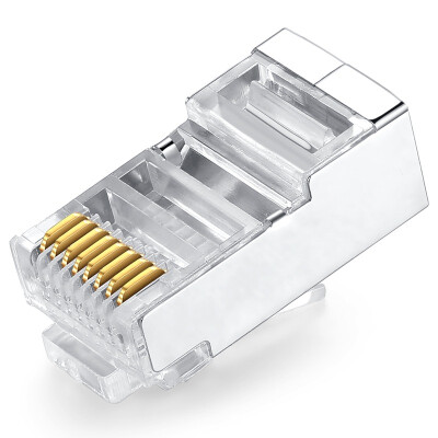 

(Shengwei) RC-3020 engineering grade super five crystal head computer network broadband cable connector 20 / box 8P8C metal shield 8 core RJ45 crystal head