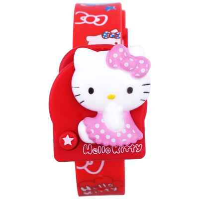 

Hello Kitty (HelloKitty) КИ-цифровые часы дети часов часов сладкого курсистках HK264F кристаллическая фиолетовые