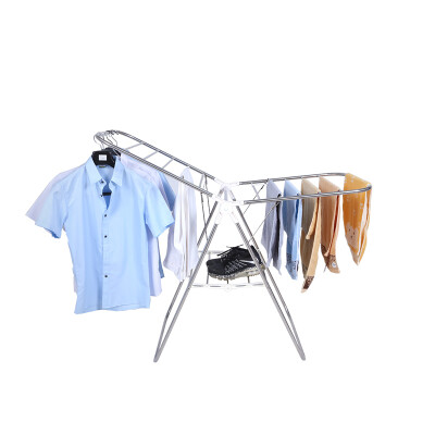 

Revitalizing wing type floor foldable stainless steel drying rack SJ1284