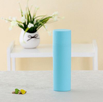 

Home Living Creative Candy Color Stripes Washing Toothbrush Case Toothbrush Cup Travel Portable Toothbrush Toothpaste Storage Box