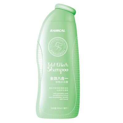 

RAMICAL pet shampoo full effect eight in one pet shower gel 400ml