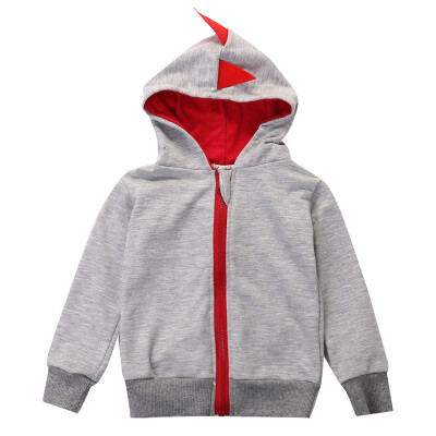 

Fashion Toddler Baby Boys Dinosaur Zipper Long Sleeve Tops Jacket Coat Hoodie