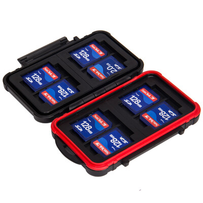 

Rui Ma EIRMAI CB-101 SLR camera memory cartridge SD CF MSD TF cartridge storage box Black