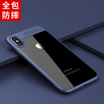 

Stiefer STRYFER Apple x 10 mobile phone shell iphone x 10 mobile phone case crystal color series all-inclusive drop-resistant acrylic transparent men&women soft shell - blue