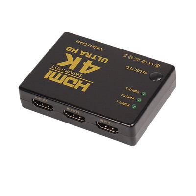 

TCYT HDMI Switcher Splitter 3x1 3 in 1 out 4k2k HDMI Adapter Switcher for XboxPS3PS4PCHDTV