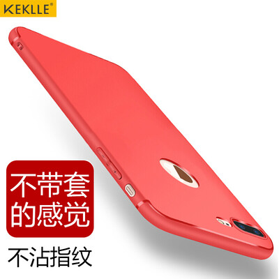 

KEKLLE 7Plus Apple, телефон оболочки мобильный телефон наборы силиконовый защитный рукав iPhone7Plus матовое сопротивления капли тонкой мягкой оболочки мужских и женских моделей 5.5 дюймов Китайский красный