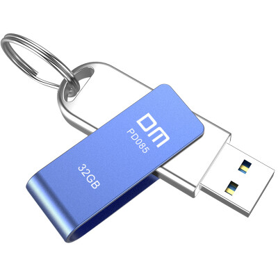 

DM PD085 32GB USB3.0 all-metal 360 degree high-speed car flash disk (blue)