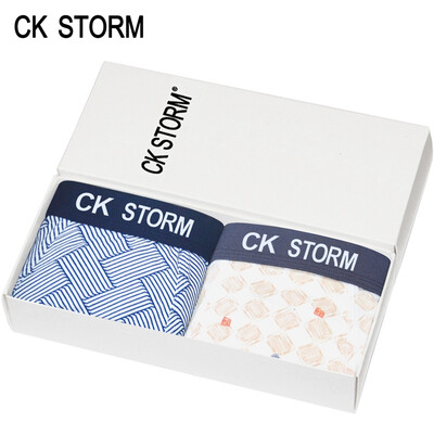 

CK STORM Men Modal Underwear Men Boxer shorts 2 Pack Boxed Gifted