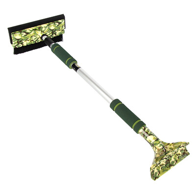 

Fun line snow Qingling AX-09 four-in-one telescopic long imitation porcelain camouflage ice snow shovel lightweight aluminum alloy 69-111cm long SUV car defrost deicing snow removal tool