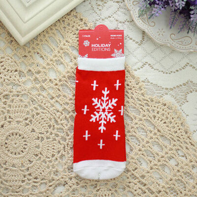 

Toddler Baby Kids Christmas Socks Stocking Boys Girs Xmas Gift Cartoon 1-4Y