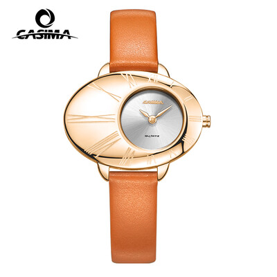 

Luxury brand watches women fashion grace womens quartz wrist watch ladies Leather waterproof CASIMA2622